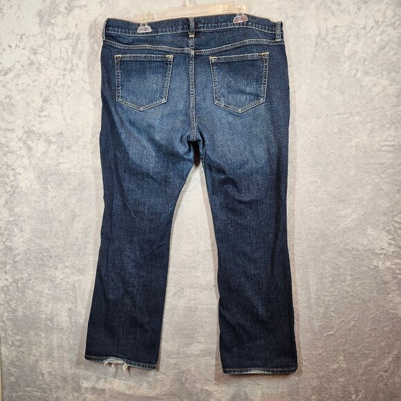 OLD NAVY THE DIVA Boot Cut Medium Wash Womens 16 short Casual Denim mom Rodeo - Picture 2 of 14